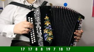 В ЛЕСУ РОДИЛАСЬ ЁЛОЧКА || НОВОГОДНЯЯ || РАЗБОР НА ГАРМОНИ || НИКОЛАЙ ГОЛОВИНОВ || ВЕКША