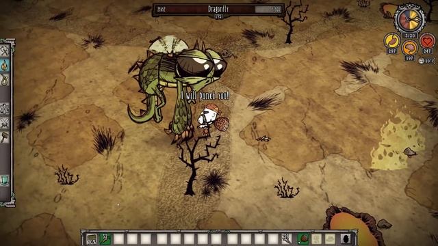 SOLO DRAGONFLY | Wolfgang | 1 Day | No Armor | No Walls | Don't Starve Together смотреть онлайн