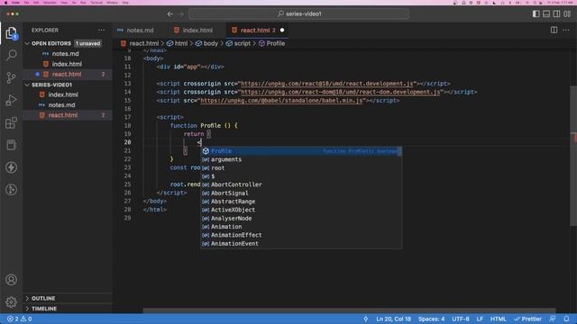 Rendering Components with JSX | React in Hindi | Javascript MERN Series | Part 3 смотреть онлайн