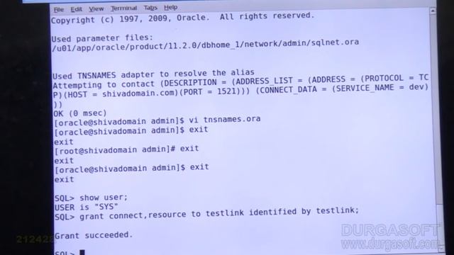 Oracle DBA Tutorials || online training || Database links by Shiva смотреть онлайн