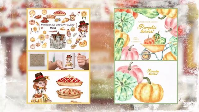 Thanksgiving Clipart смотреть онлайн