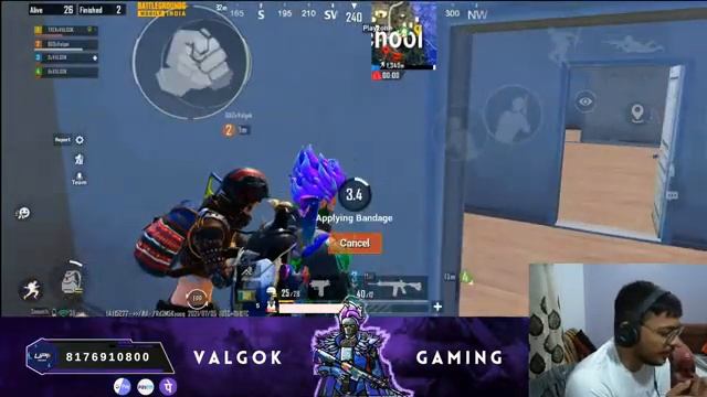 THANKYOU FOR 100 SUBS, ROAD TO 200 SUBS | CHEER PHAAD | #BGMILIVE | VALGOK GAMING смотреть онлайн