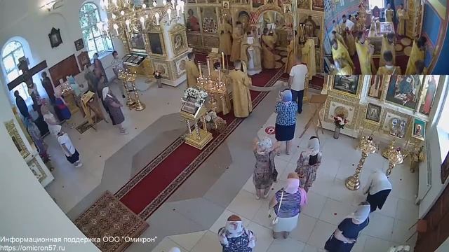 Божественная литургия в честь Собора славных и всехвальных 12-ти апостолов смотреть онлайн