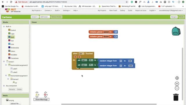 How to create a game in MIT App Inventor 2 смотреть онлайн