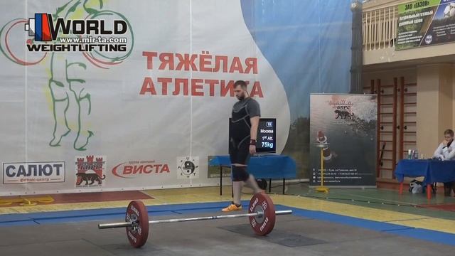 АФАНАСЬЕВ/AFANASIEV (105+,М-30) 60-65-70/75-85-90. Russian Masters Cup -2017 смотреть онлайн