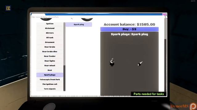 Motorbike Garage Mechanic Simulator #4 FOUND IT! But now the brake lever is stuck смотреть онлайн