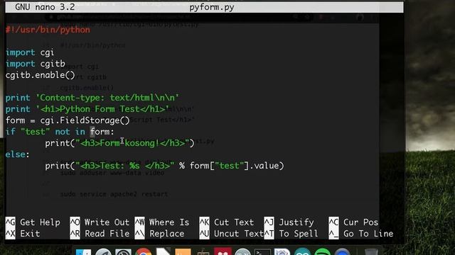 Raspberry Pi Pemograman Python pada CGI(common gateway interface) Apache2 Internet of Things смотреть онлайн
