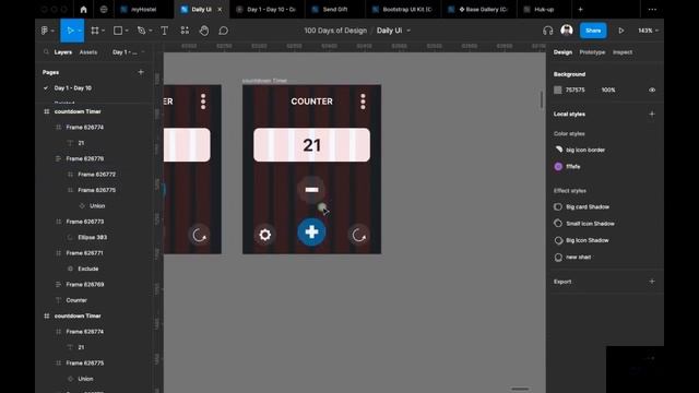Day 14 of 100 days of Design, Countdown Timer Daily UI смотреть онлайн