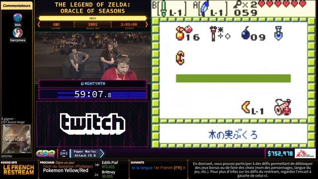 The Legend of Zelda: Oracle of Seasons en 1:56:56 (Any%) [SGDQ18] смотреть онлайн