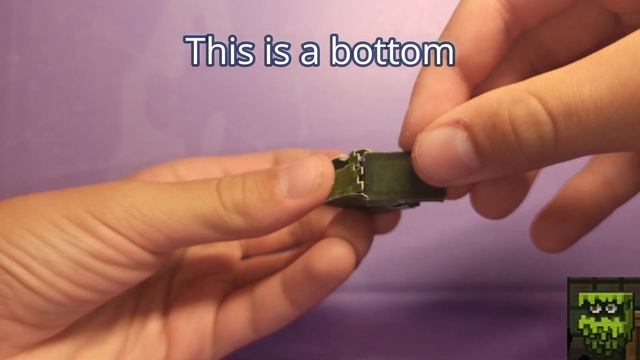 How To Make A Paper Glare. Minecraft Papercraft