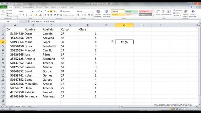 Curso Excel 2010 Básico. Video 17. Funciones VI смотреть онлайн