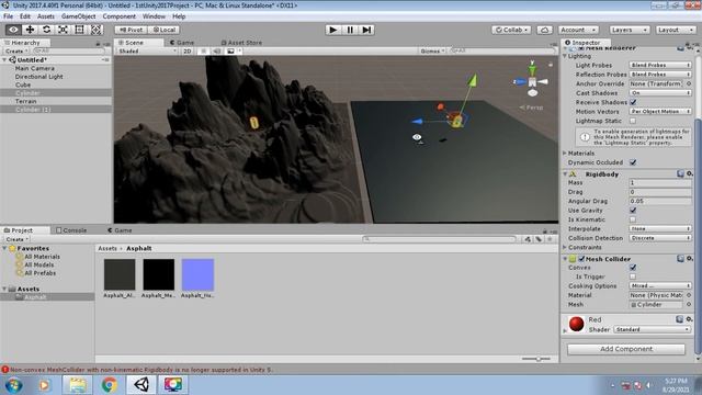 Unity Mesh Collider not working fix - Mesh Collider problem fixed смотреть онлайн