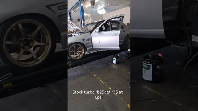 nissan skyline r33 rb25det stock turbo 10psi смотреть онлайн
