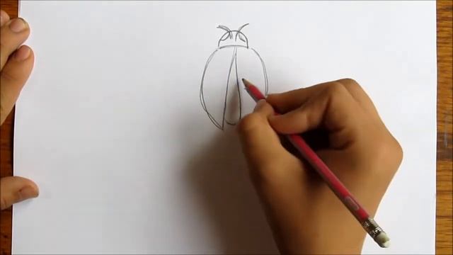 как очень быстро нарисовать божью каровку смотреть онлайн