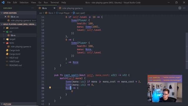 Learning Rust Together: Exercism.org Rust Track Part 4 ( The Option Type ) смотреть онлайн