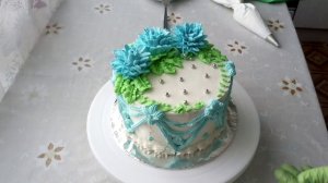 ТОРТ С ХРИЗАНТЕМАМИ