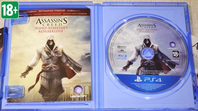 Assassin's Creed The Ezio Collection (PS4, PlayStation 4). Детальная распаковка издания. смотреть онлайн