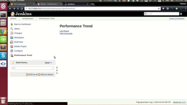 Dockerized Jenkins Docker with default sample JMeter job смотреть онлайн