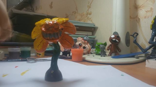 Flowey the flower. Фигурка смотреть онлайн