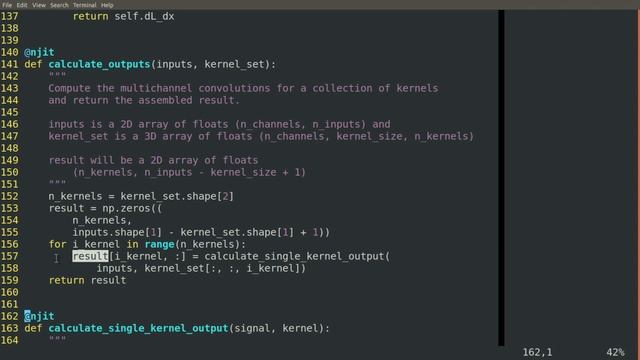 Implement 1D convolution, part 6: Multi-channel, multi-kernel convolutions смотреть онлайн