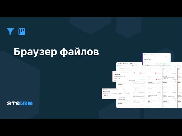 Браузер файлов в STOCRM смотреть онлайн