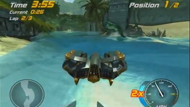 Hydro Thunder Hurricane- all hidden packages on "monster island" смотреть онлайн