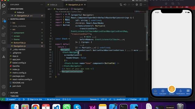 React-Native Curved Bottom Tab-bar смотреть онлайн