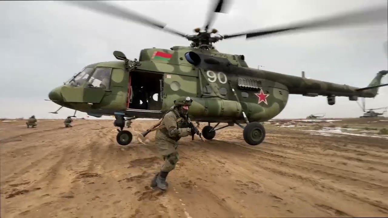Высадка тактического воздушного десанта на учении «Союзная решимость - 2022» смотреть онлайн