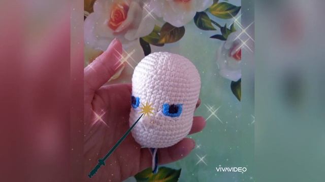 Красивые глаза для вязаной куклы?