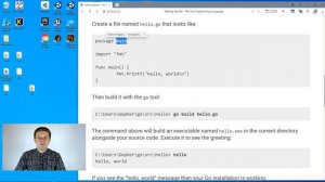 Установка языка Go, запуск первой программы (урок #1)