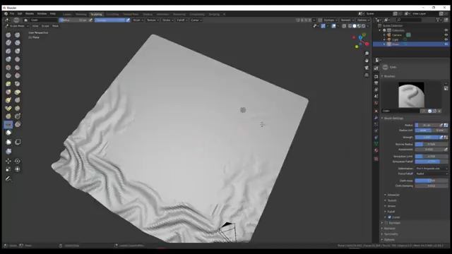BLENDER 2.83 - NEW CLOTH SCULPTING BRUSH ??️ смотреть онлайн