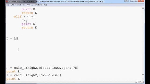 Python: Accumulative Swing Index (ASI) 3 Mathematics and Stock Indicators смотреть онлайн