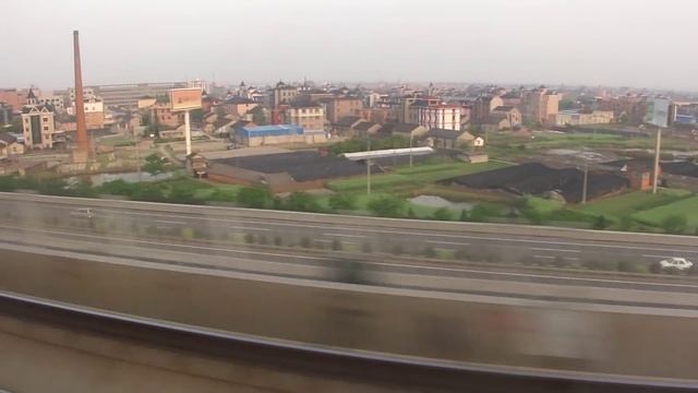 Hangzhou - Shanghai Hongqiao with CRH2 High Speed Train смотреть онлайн