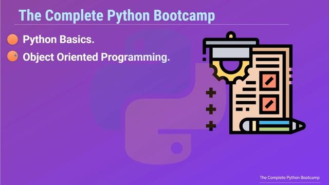 Python Programming: The Complete Python Bootcamp смотреть онлайн