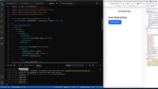 Ionic Framework ReactJS Modal Tutorial смотреть онлайн