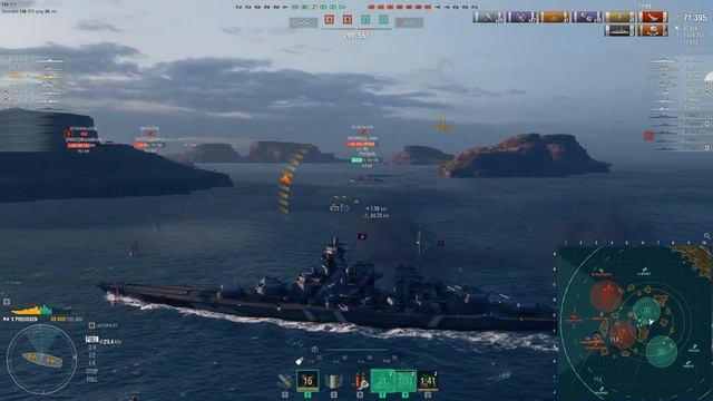 World of Warships - Preussen 3496 смотреть онлайн