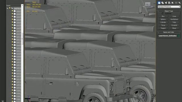 Quadro K4200 3ds Max 2015 Test 185.000.000 Poly смотреть онлайн