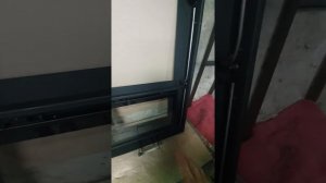 Дверца гильотина в камин, работа механизма лифта.