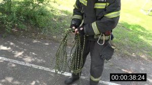 МЧС России/Норматив 2.3.2 /Бухтование веревки пожарной спасательной...