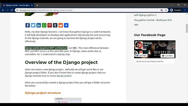 How python django works | django tutorials in telugu | django telugu смотреть онлайн