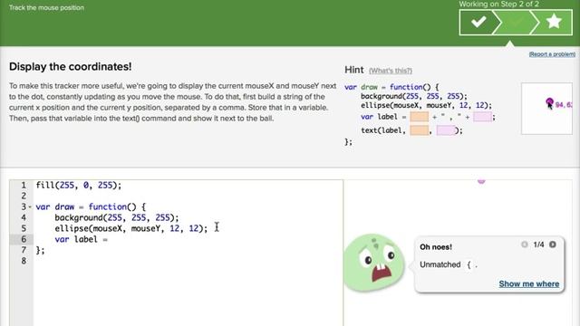 Khan Academy Mouse Tracker Challenge смотреть онлайн