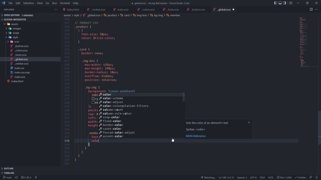 07. Membangun Website Online Course Menggunakan Bootstrap 5 & SASS: Slicing Product Section смотреть онлайн