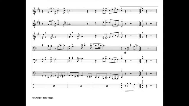 Feliz Navidad for Brass Sextet and Drum Set смотреть онлайн