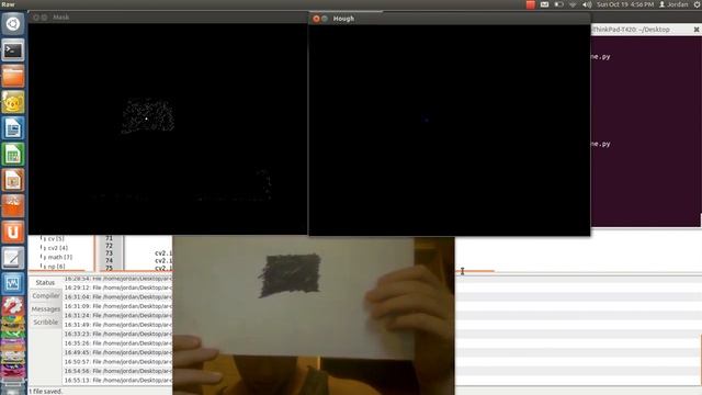 OpenCV filter and center point detection смотреть онлайн