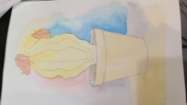 Рисуем кактус. Часть 1 смотреть онлайн