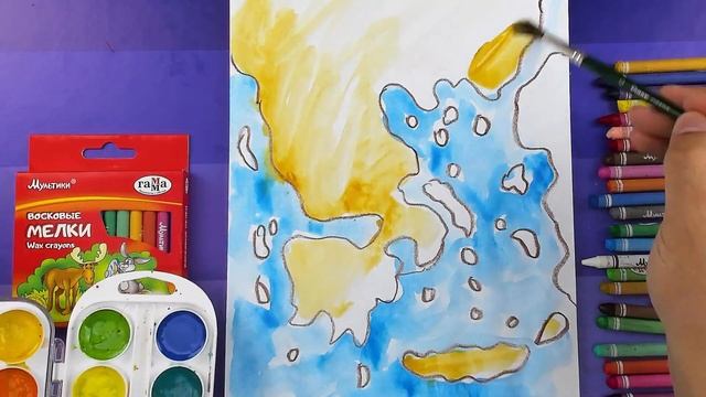 Рисуем карту Древней Греции / РыбаКит для детей смотреть онлайн