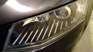 Снятие бронепленки с фар спустя 3 года