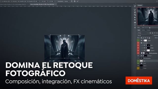 CURSO ONLINE | Retoque fotográfico y efectos visuales con Photoshop смотреть онлайн