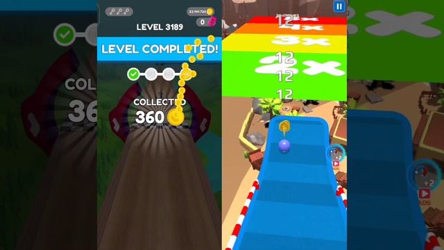 Going Balls Vs Sky Rolling ball | Android Game New Update | Level 3189 смотреть онлайн