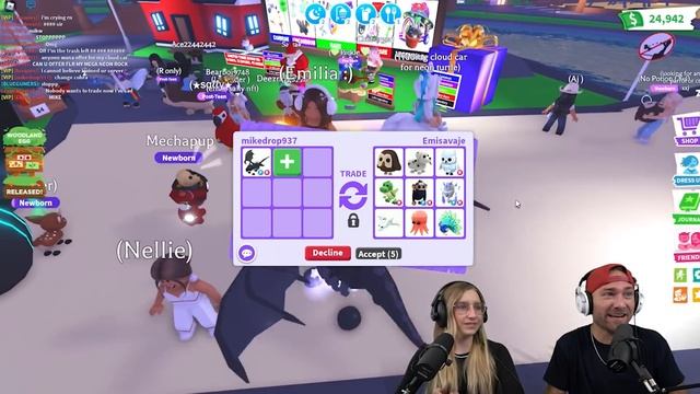 What People Trade For A Shadow Dragon (2022) in Roblox Adopt Me! смотреть онлайн